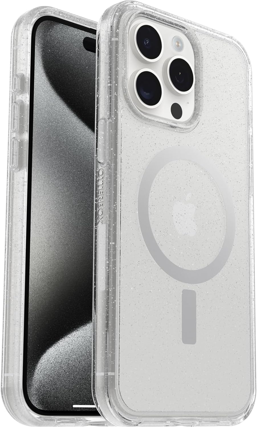 OtterBox SYMMETRY SERIES Case for Apple iPhone 15 Pro Max - Stardust (Clear Glitter) (New)