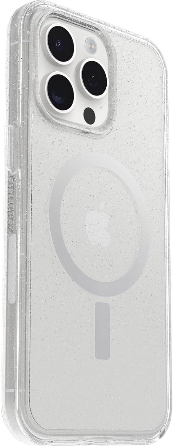 OtterBox SYMMETRY SERIES Case for Apple iPhone 15 Pro Max - Stardust (Clear Glitter) (New)