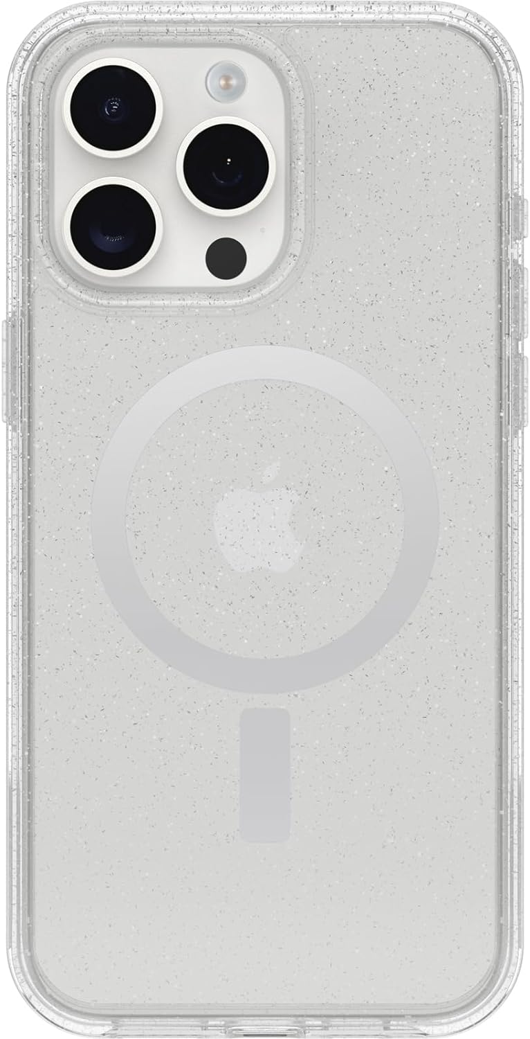 OtterBox SYMMETRY SERIES Case for Apple iPhone 15 Pro Max - Stardust (Clear Glitter) (New)