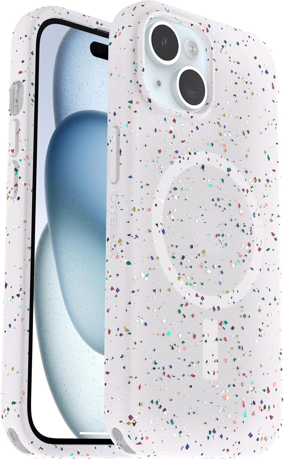OtterBox CORE SERIES Case for Magsafe iPhone 15, 14 and 13 - Sprinkles White (New)