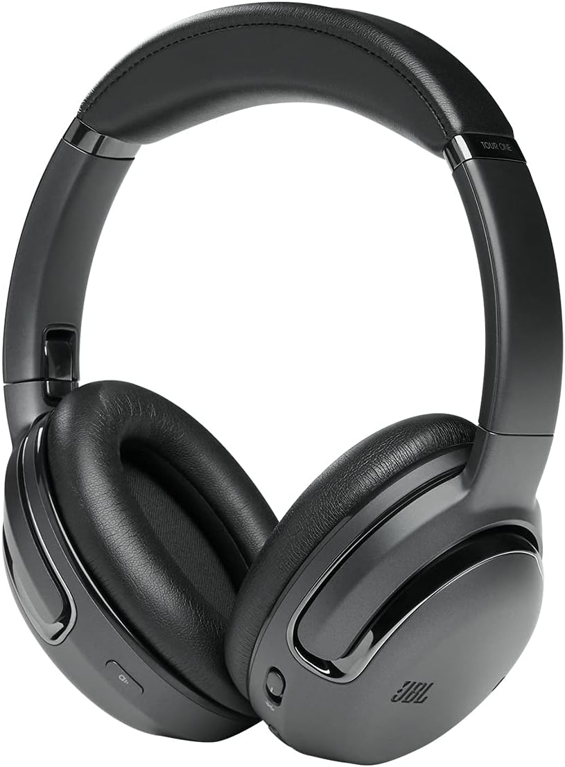 JBL Tour One Wireless Noise Cancelling Bluetooth Headphones - Black (New)