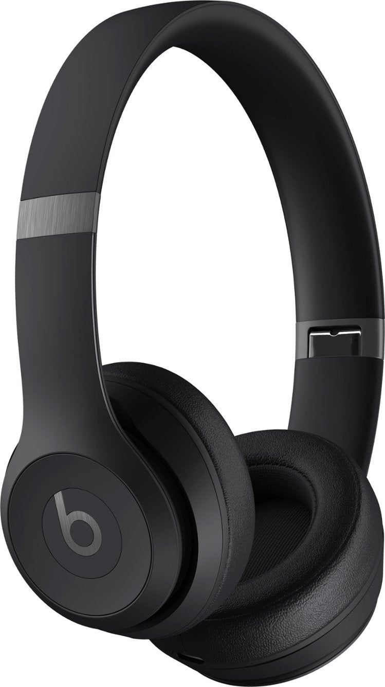 Beats Solo 4 True Wireless On-Ear Headphones - Matte Black (Renewed)