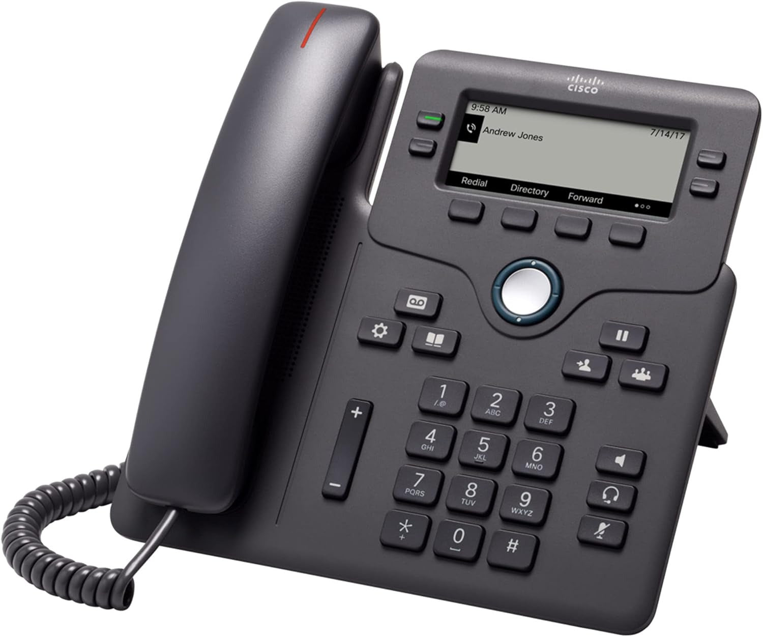 Cisco IP Desk Phone (CP-6841) - Black (Renewed)