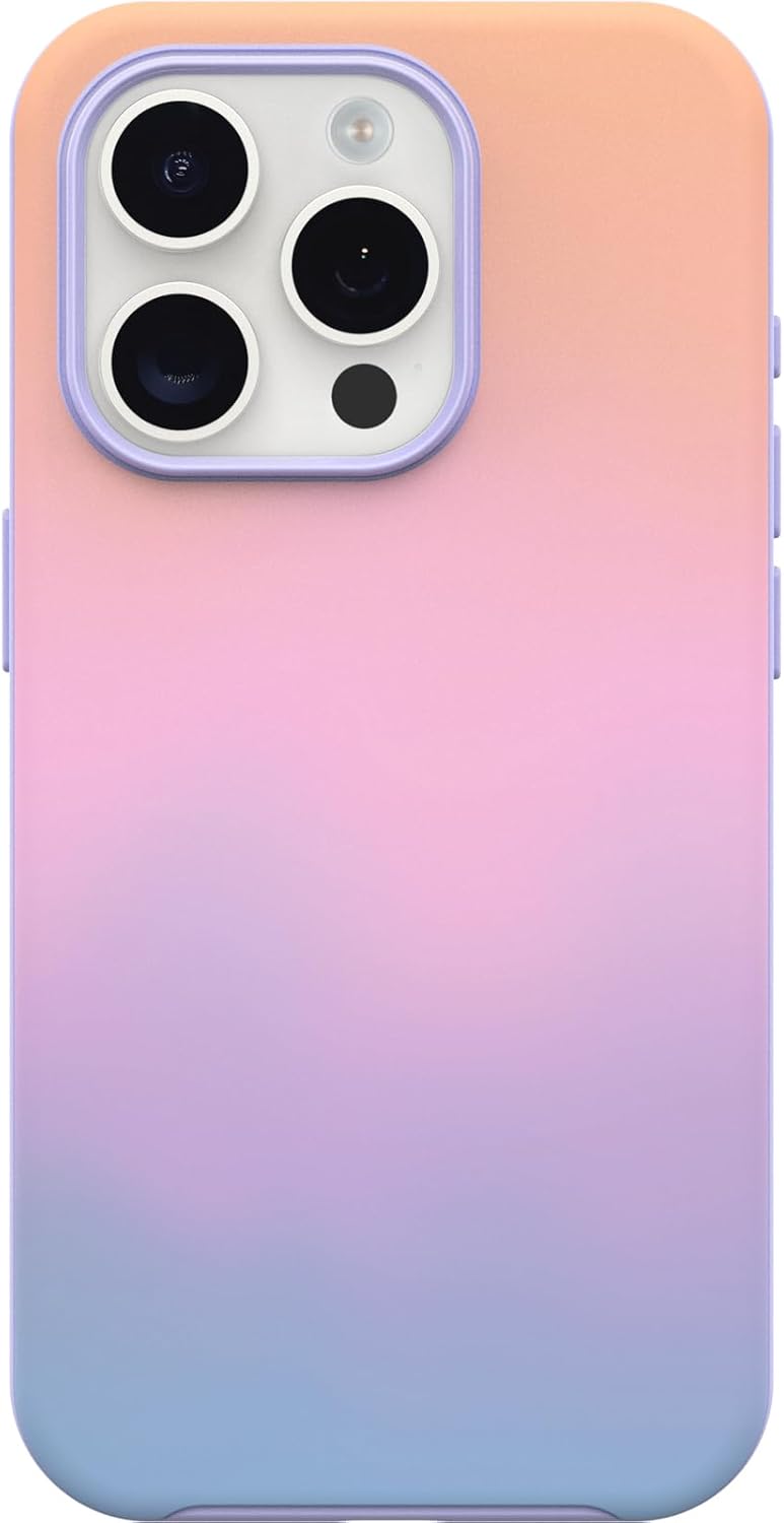 OtterBox SYMMETRY SERIES MagSafe Case for iPhone 15 Pro - Soft Sunset (Purple) (Certified Refurbished)