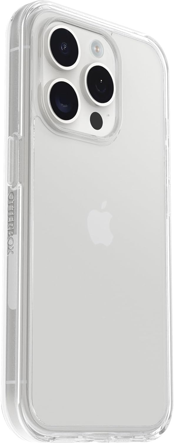 OtterBox SYMMETRY SERIES case w/MagSafe for Apple iPhone 15 Pro - Clear (77-93029) (New)