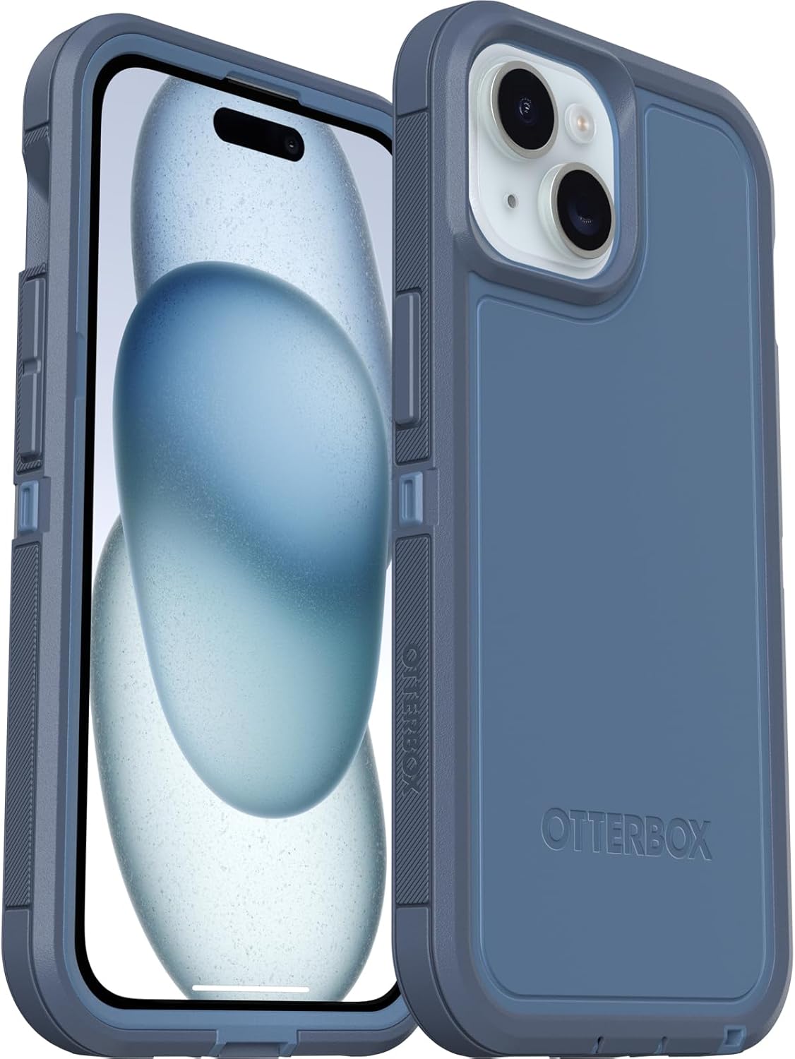OtterBox DEFENDER SERIES XT case w/MagSafe for iPhone 15 - Baby Blue Jeans (77-92969) - Refurbished