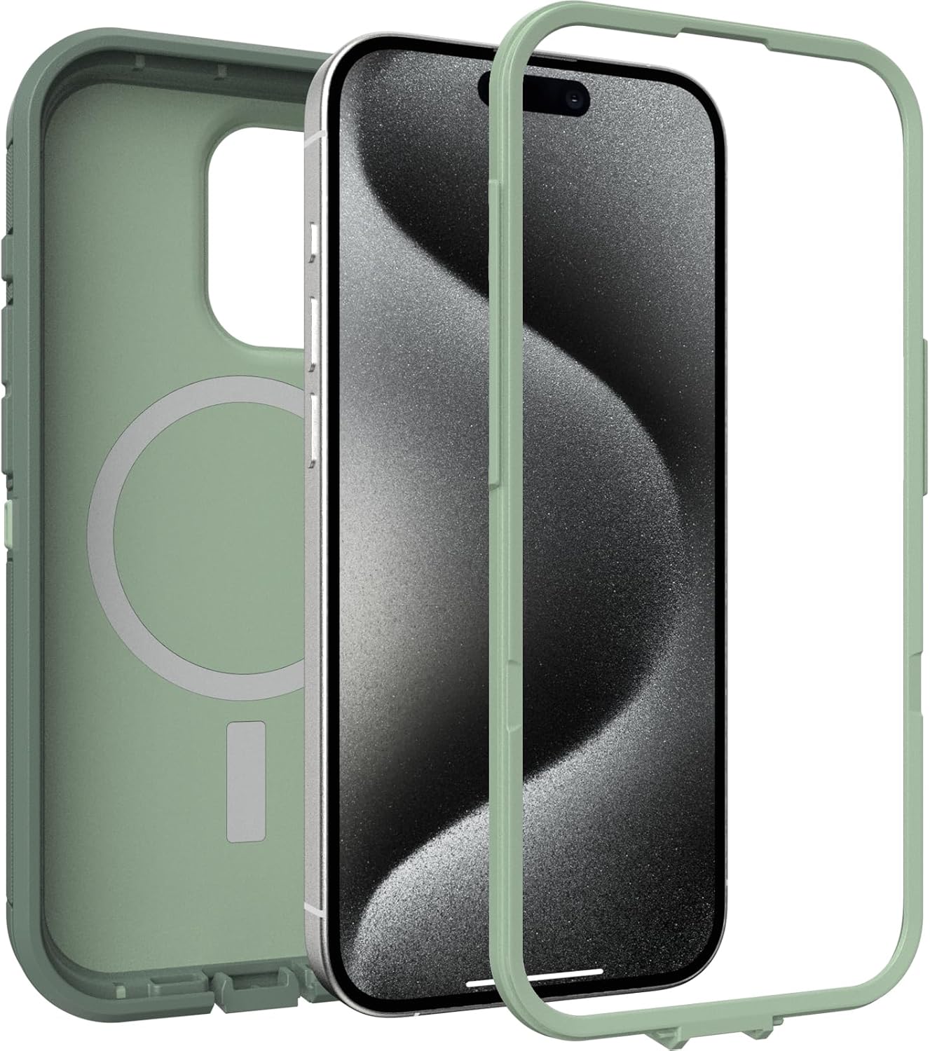 OtterBox DEFENDER SERIES XT case w/MagSafe for iPhone 15 Pro - Emerald Isle  (77-92958)