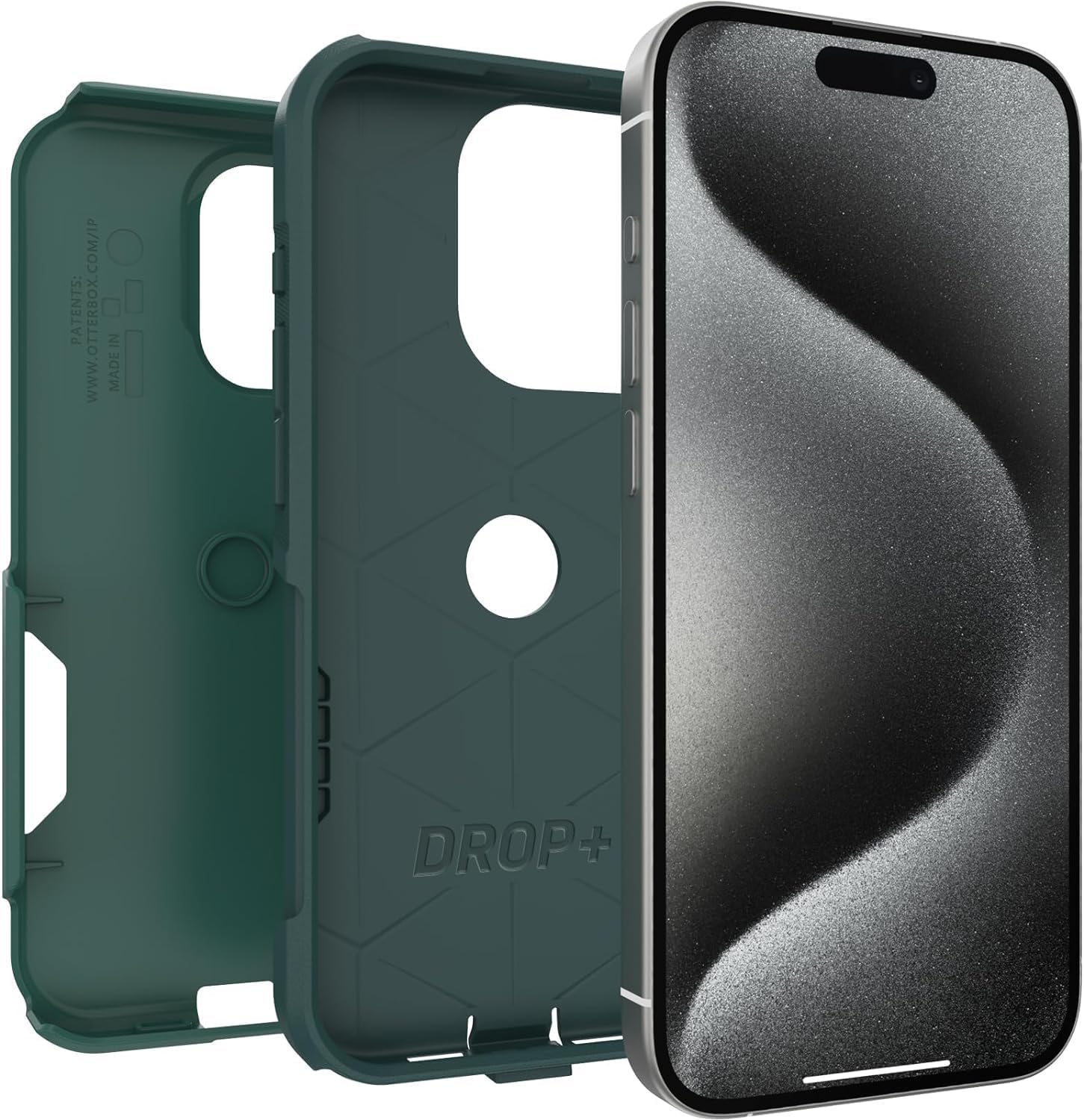 OtterBox COMMUTER SERIES MagSafe Case for iPhone 15 Pro - Get Your Greens(Green) (Certified Refurbished)