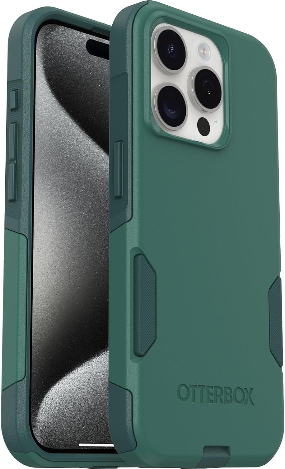 OtterBox COMMUTER SERIES MagSafe Case for iPhone 15 Pro - Get Your Greens(Green) (Certified Refurbished)