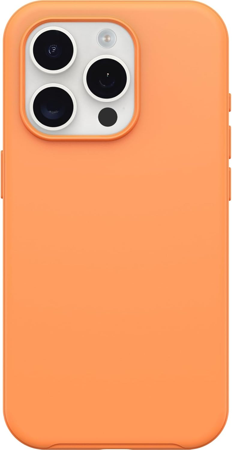 OtterBox SYMMETRY SERIES Case for iPhone 15 Pro - Sunstone (Orange) (New)