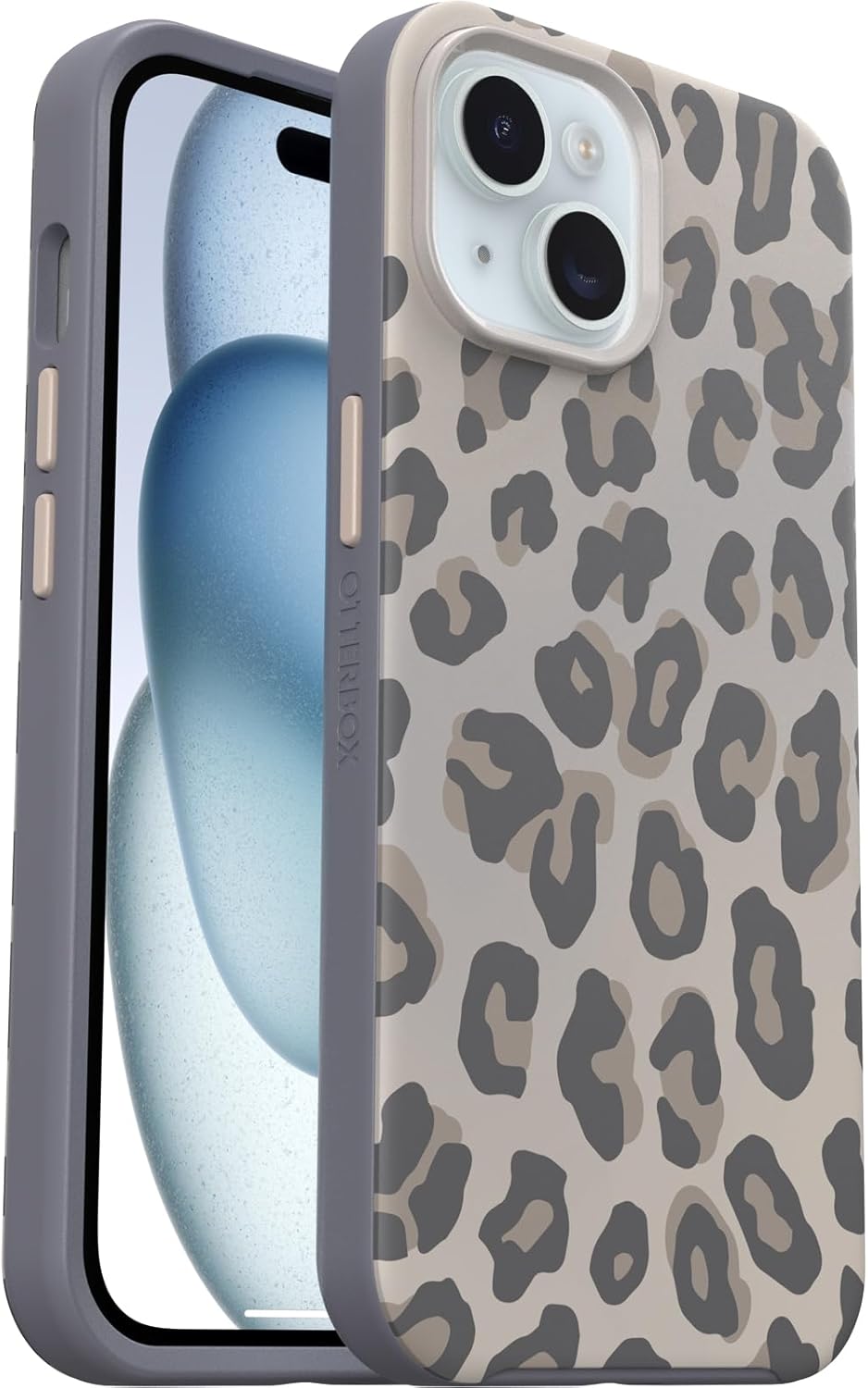 OtterBox SYMMETRY SERIES Case for iPhone 15 - Wildcat (Grey) (New)