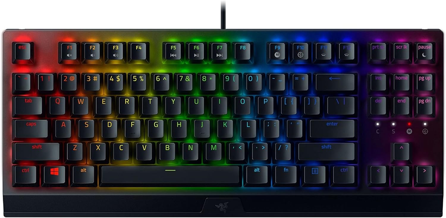 Razer BlackWidow V3 Tenkeyless Compact Mechanical Gaming Keyboard - Green Switch (New)