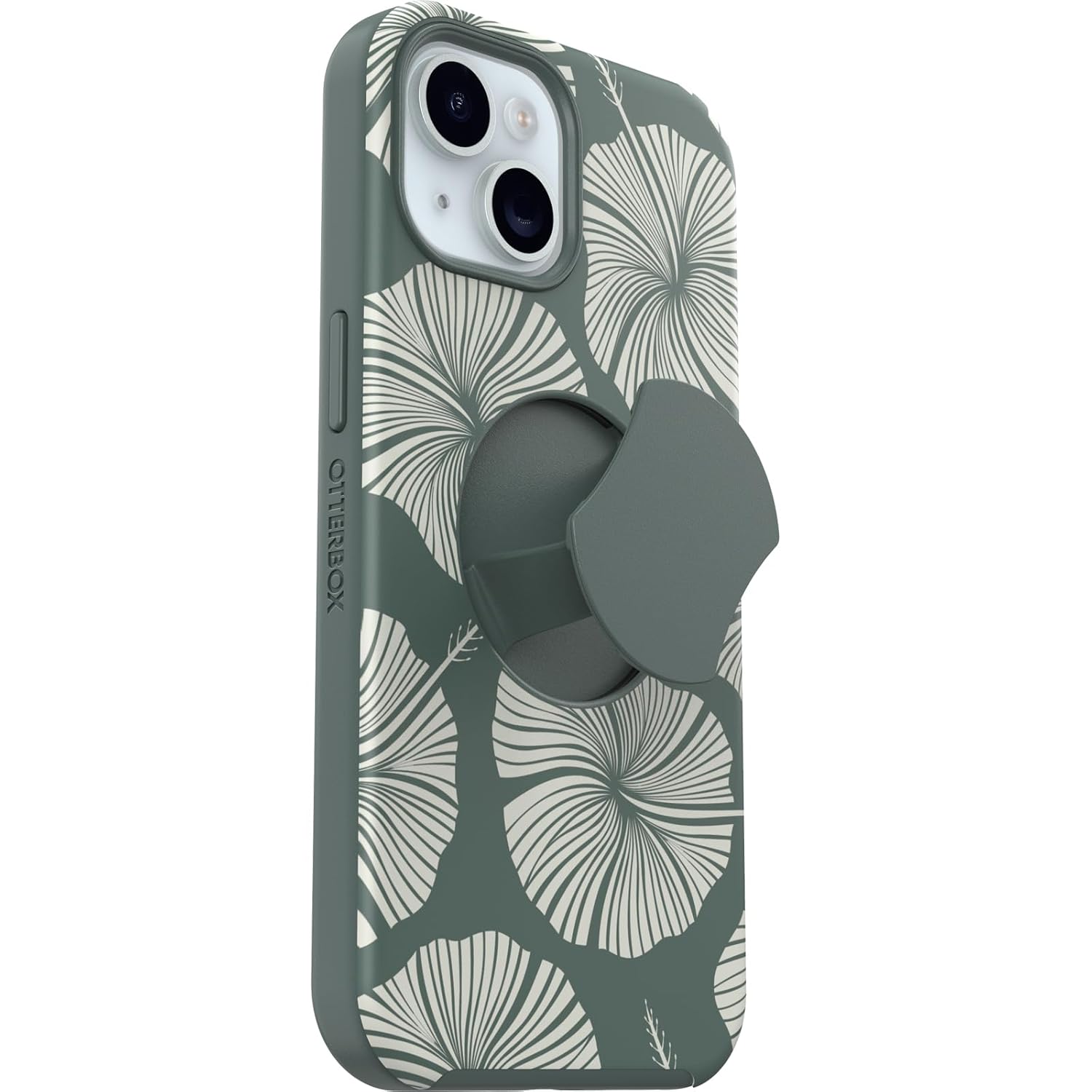 OtterBox OtterGrip SYMMETRY SERIES Case for iPhone 15/14/13 - Island Getaway (Green) (New)