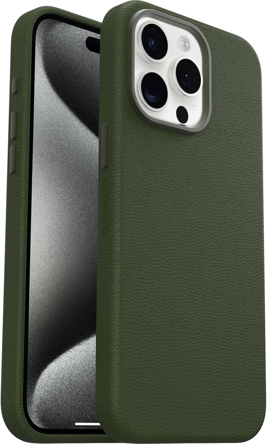 OtterBox SYMMETRY SERIES Cactus Leather Case for iPhone 15 Pro Max - Cactus Grove (Green) (New)