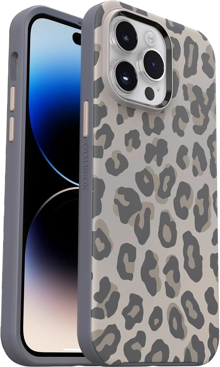 OtterBox SYMMETRY SERIES Case for iPhone 14 Pro Max - Wild Cat (Grey) (New)