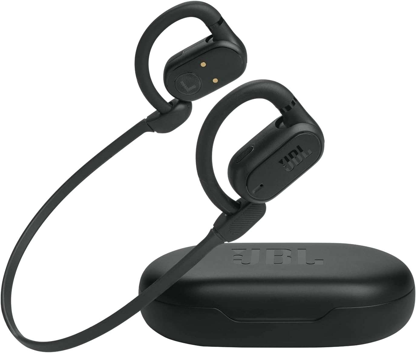 JBL SoundGear Sense Hybrid Open-Ear Headphones w/ Detachable Neckband - Black (Certified Refurbished)