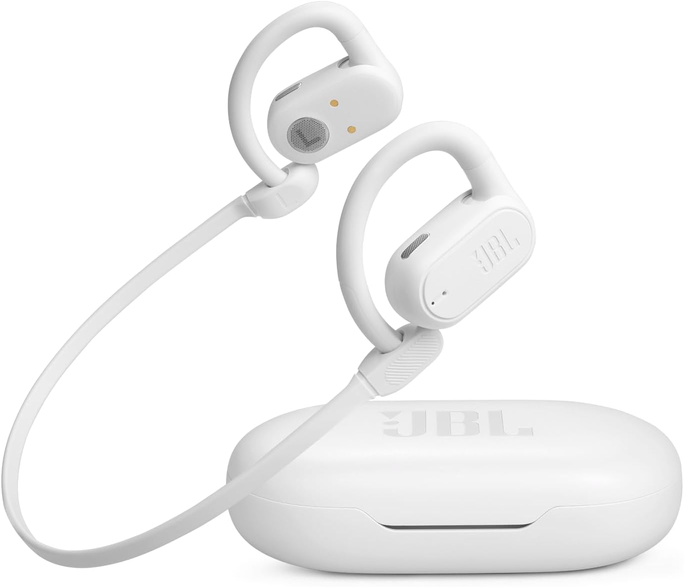 JBL SoundGear Sense Hybrid Open-Ear Headphones w/ Detachable Neckband - White (Certified Refurbished)