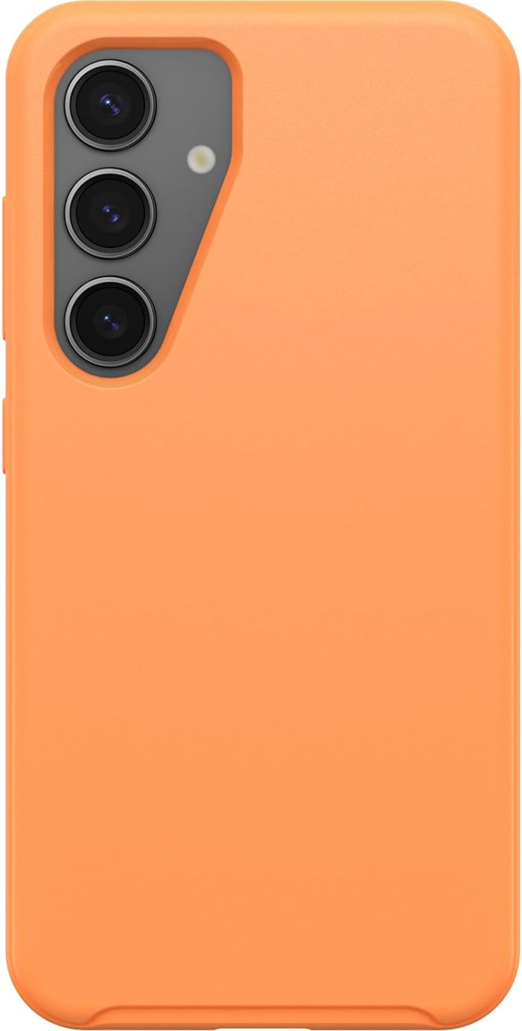 OtterBox SYMMETRY SERIES Clear Case for Galaxy S24 + - Sunstone (Orange) (New)