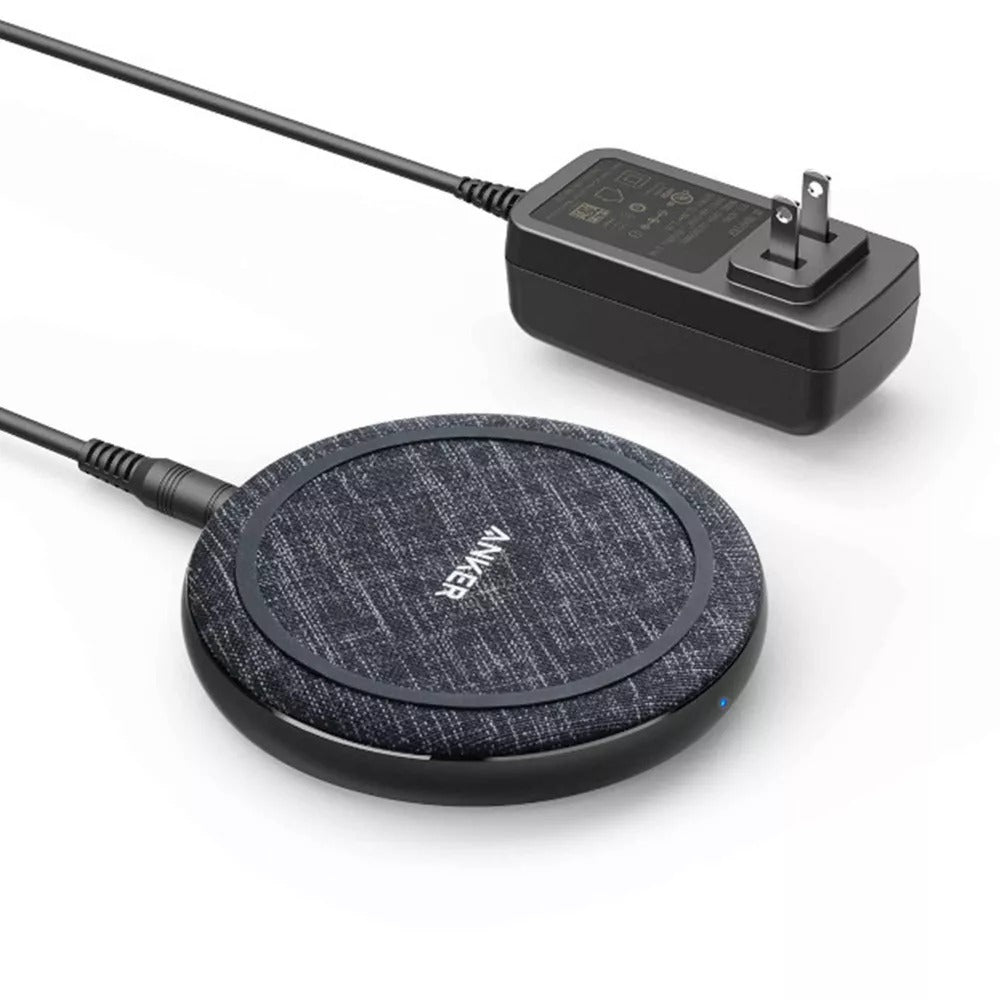Anker PowerWave II 15W Qi Wireless Charging Pad (w/ Wall Charger) - Black (New)