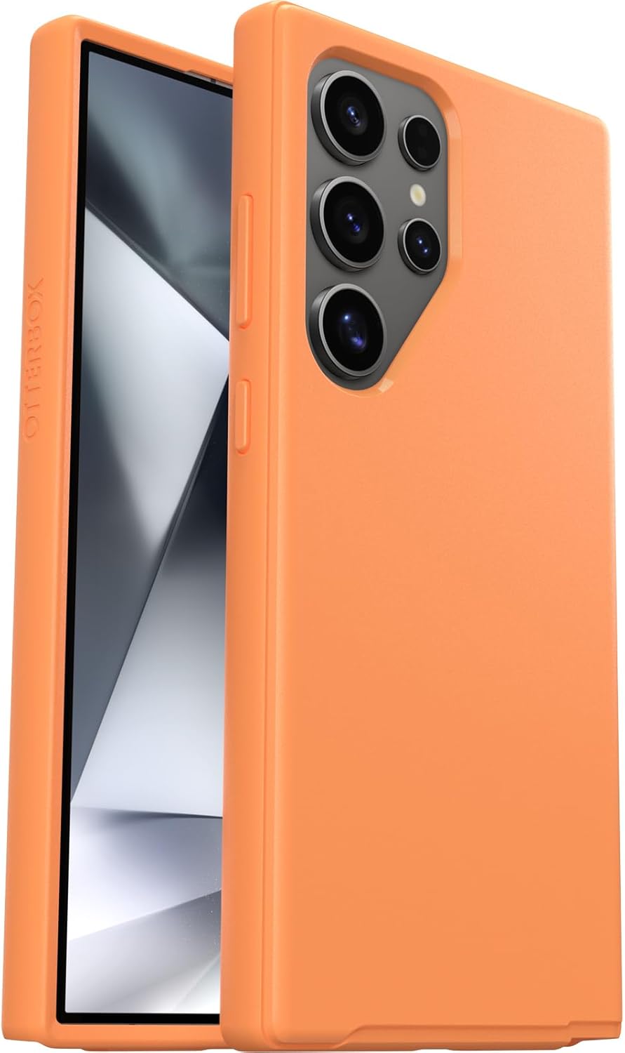 OtterBox SYMMETRY SERIES Case for Samsung Galaxy S24 Ultra - Sunstone (Orange) (Renewed)