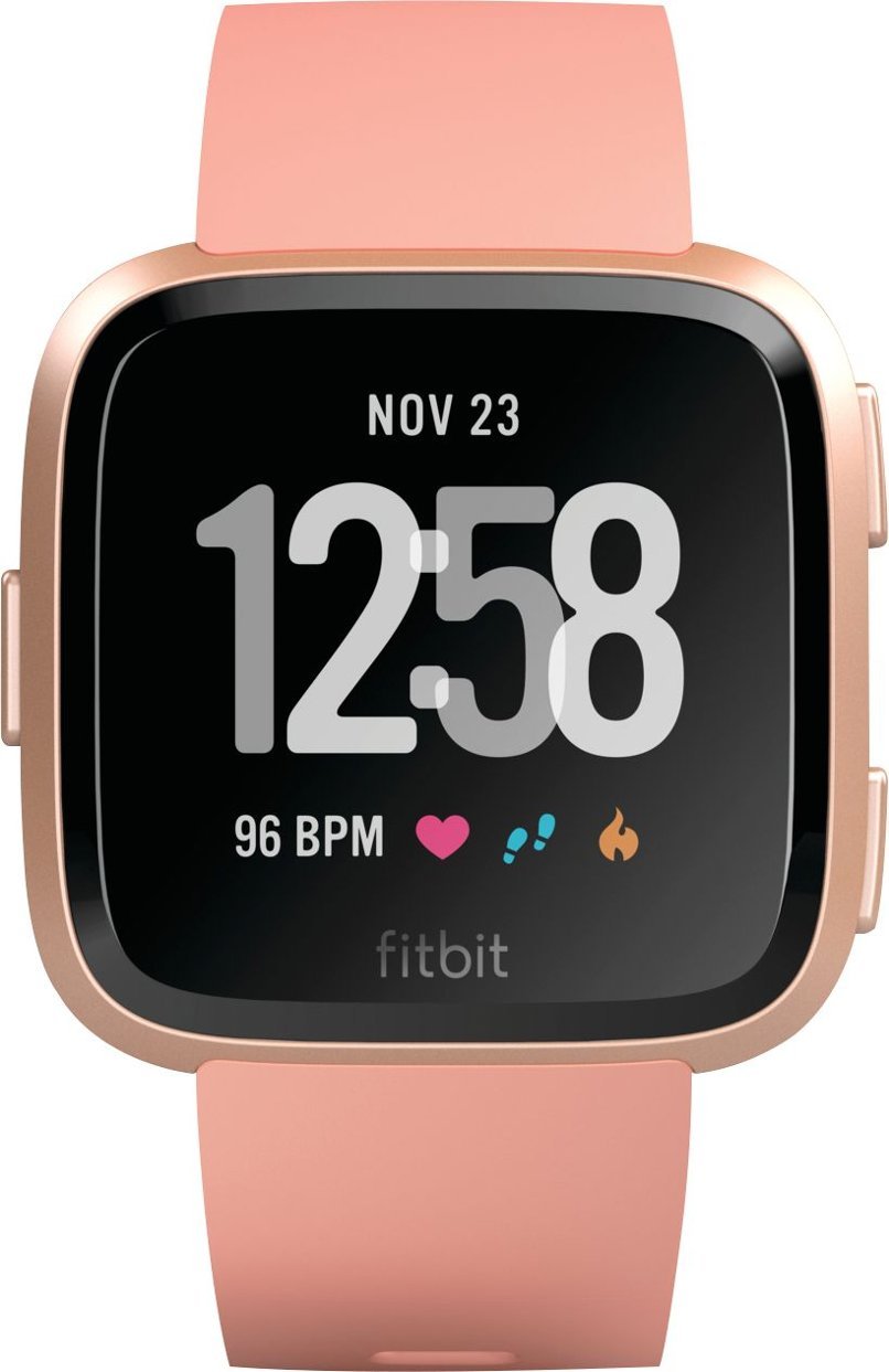 Fitbit Versa Smart Watch with Heart Rate Monitor - Rose Gold (New)