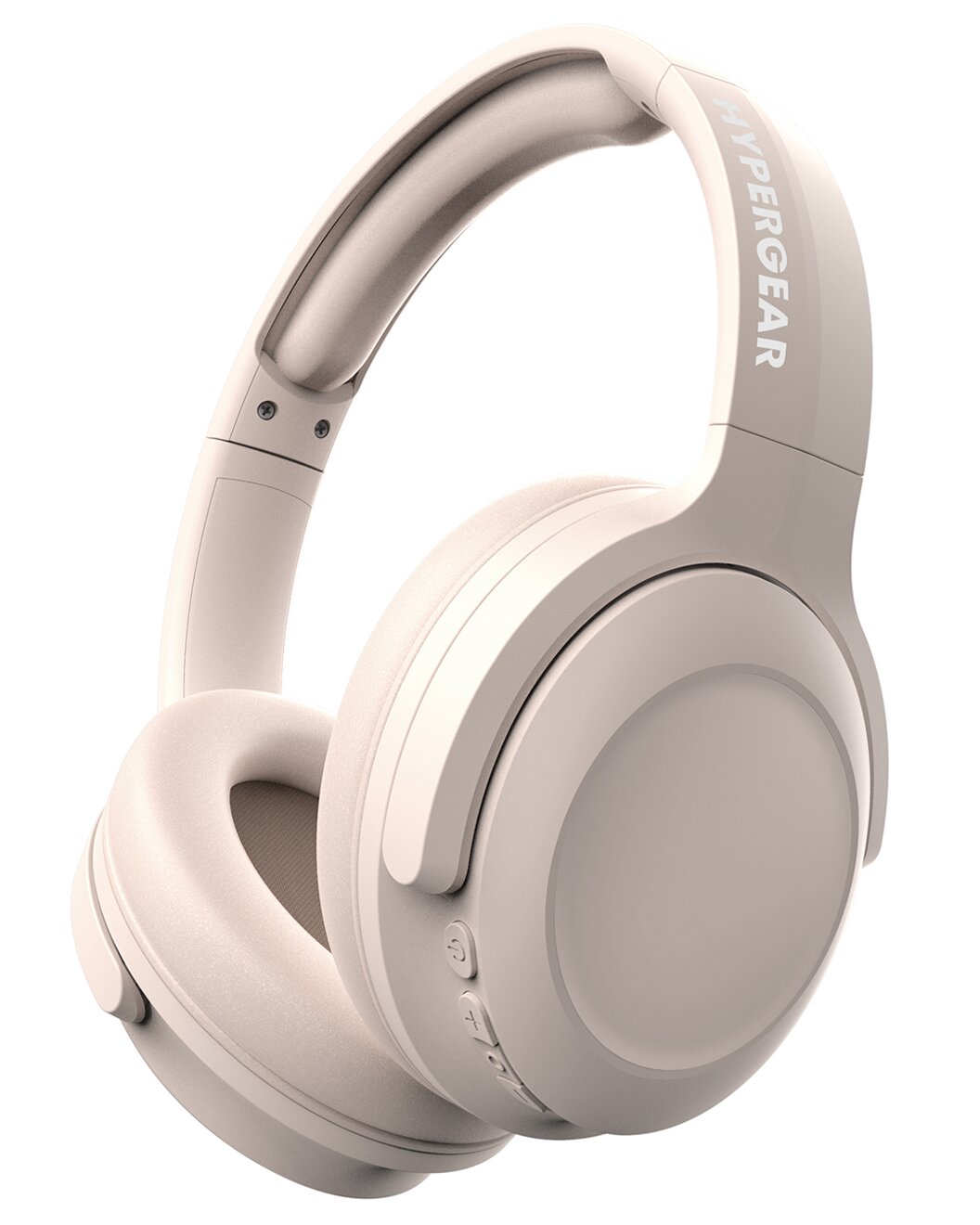 HyperGear Stealth 2 Wireless Active Noise Cancelling Over Ear Headphones - Bone (New)