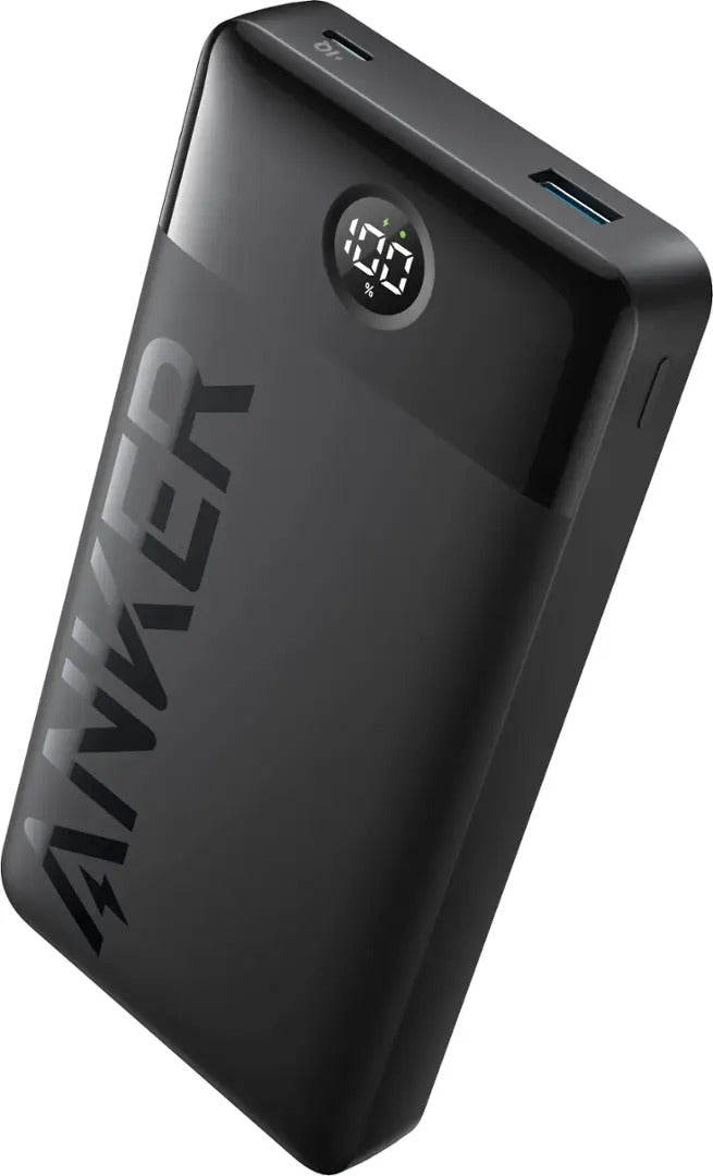 Anker Power Bank (20,000mAh, 15W, 2-Port) (A1367H11-1) - Black (Renewed)
