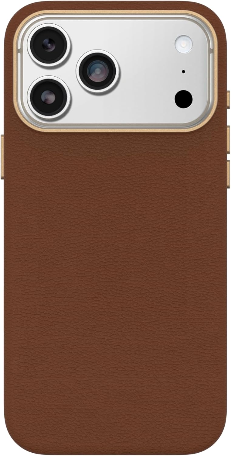 OtterBox SYMMETRY SERIES Cactus Leather Case for iPhone 17 Pro Max - Desert Saddle (Brown) (New)