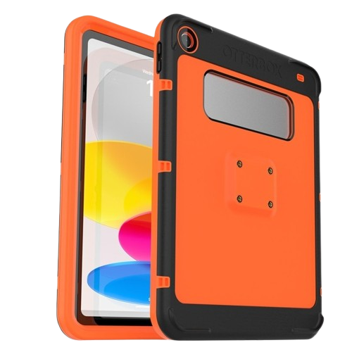 OtterBox ARMOR SERIES Case for iPad 10th Gen, iPad A16 - HiVis Blaze Orange (New)