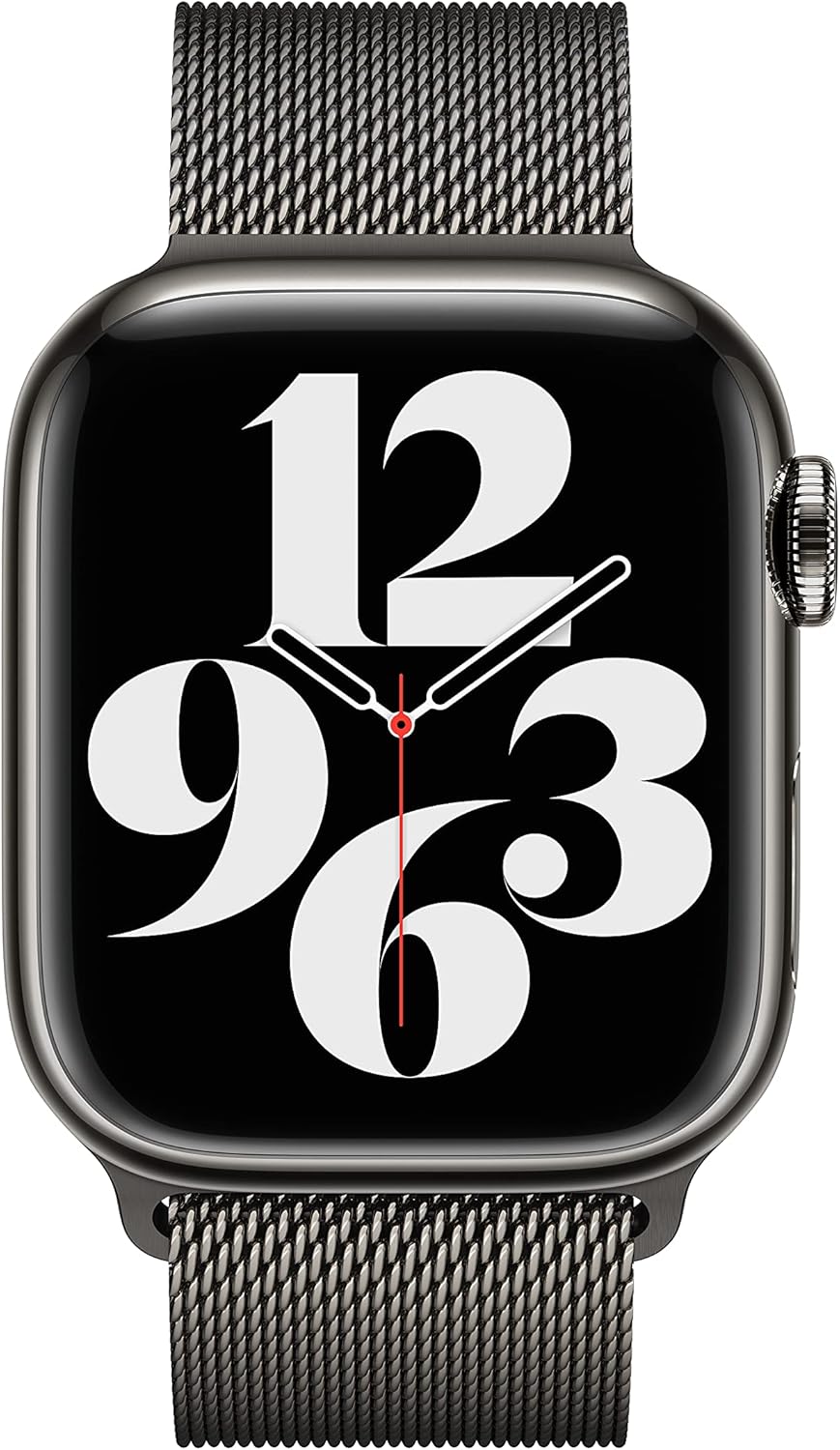 Apple Watch Milanese Loop Band (45mm) - Graphite Stainless Steel (New)