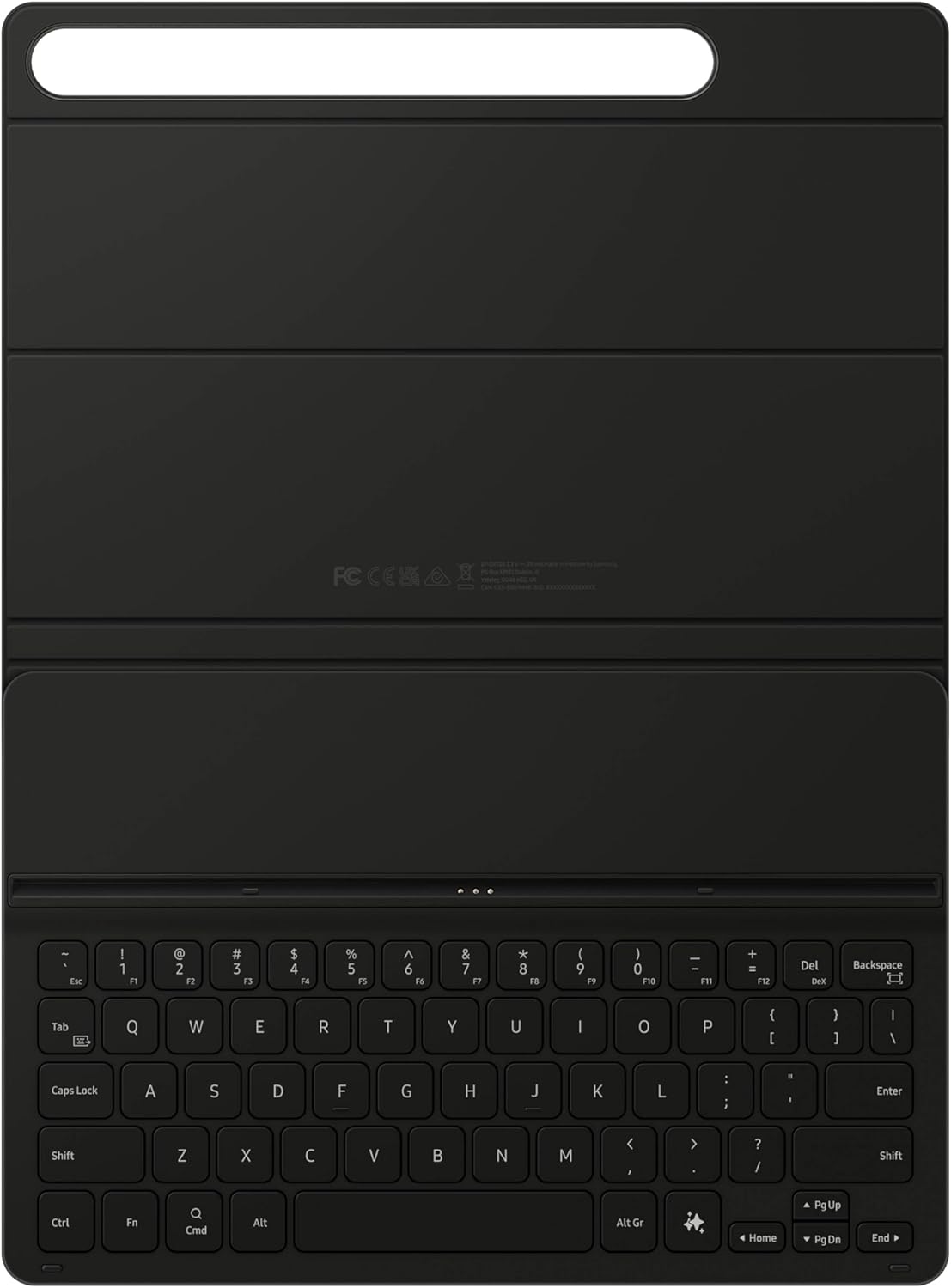 Samsung Galaxy Tab S9/S9 FE/S10 FE/S10 Lite Book Cover Keyboard Slim - Black (New)