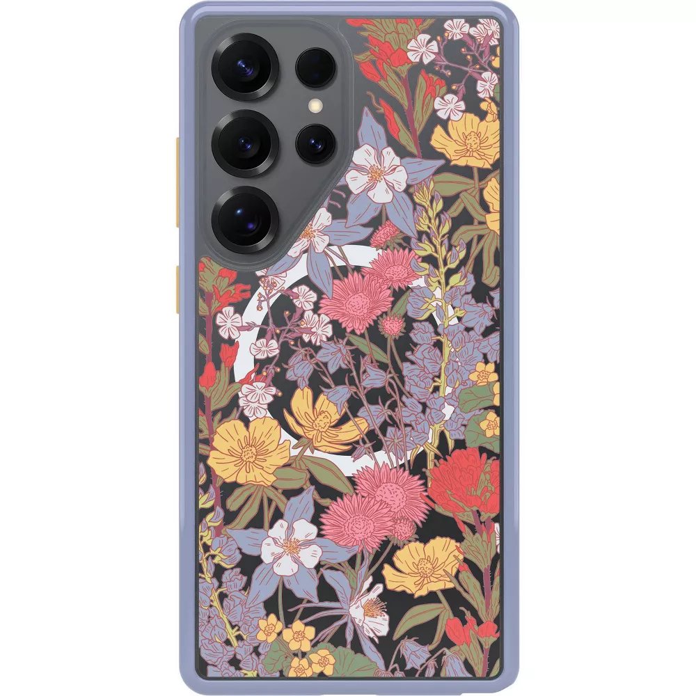 OtterBox SYMMETRY SERIES Clear Case for Galaxy S25 Ultra - Wildflower (Renewed)