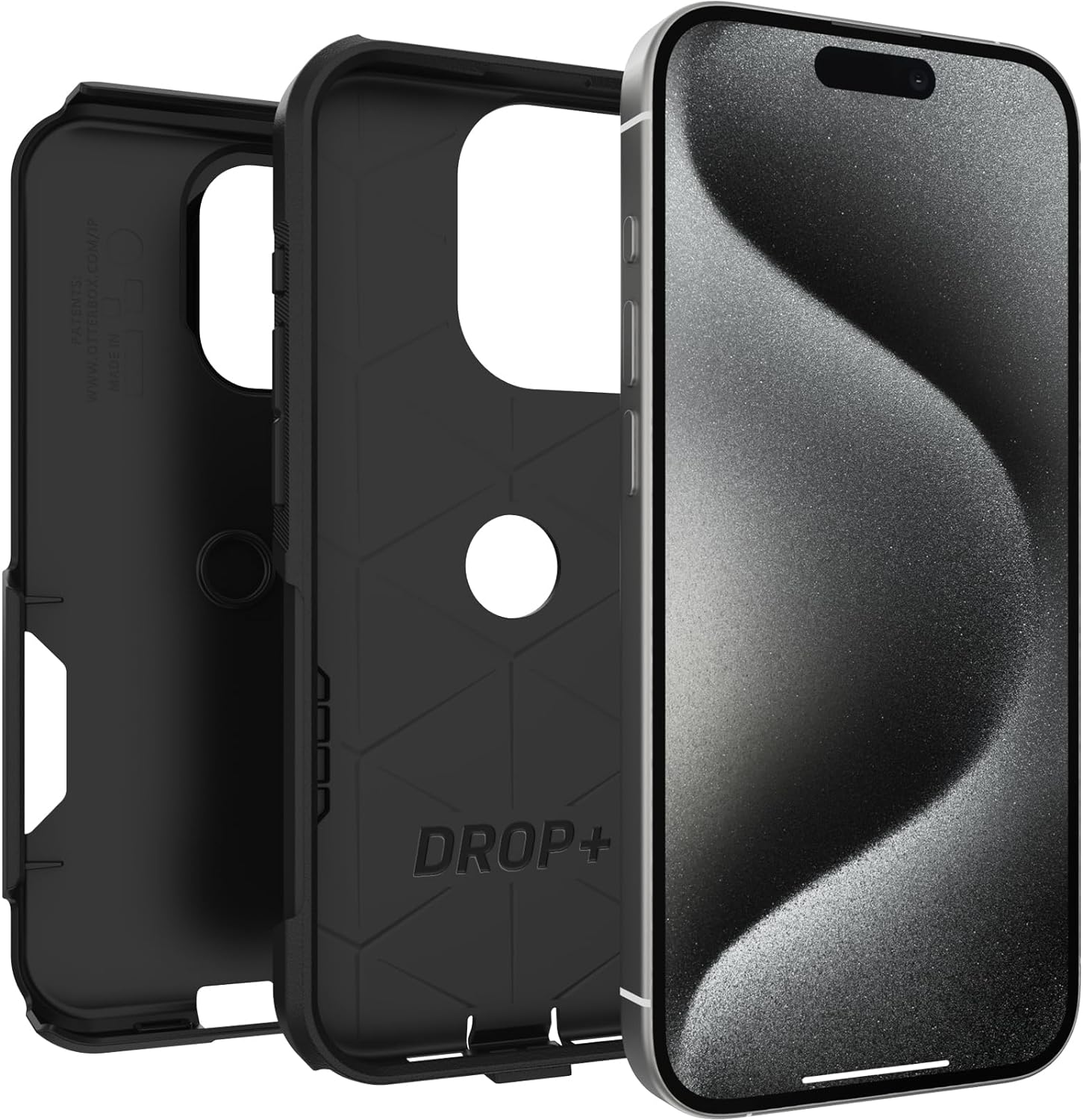 OtterBox COMMUTER SERIES Case for iPhone 15 Pro - Black (New)
