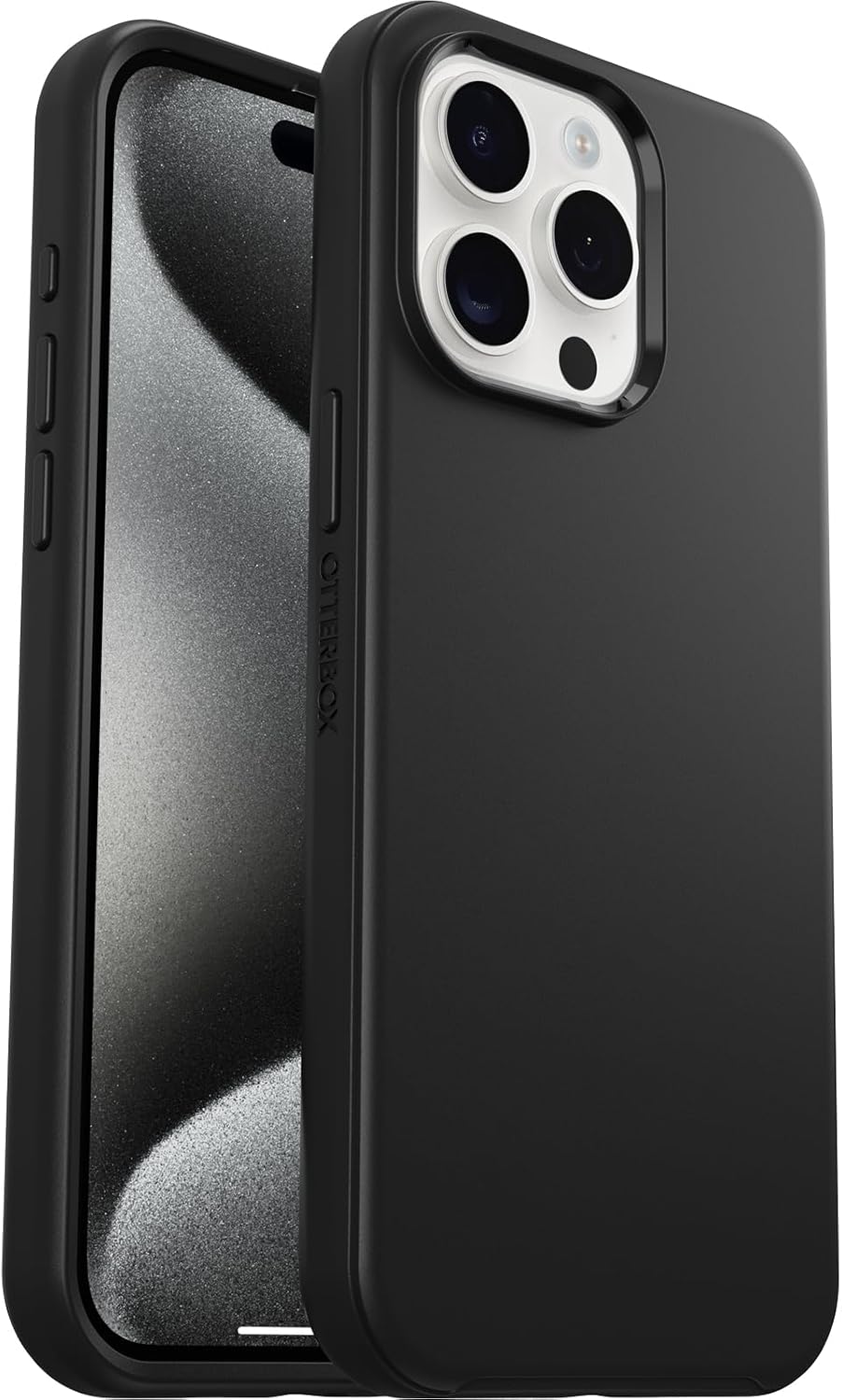 OtterBox SYMMETRY SERIES Case for iPhone 15 Pro Max - Black (New)