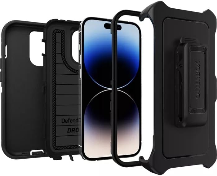 OtterBox DEFENDER SERIES Case for iPhone 14 Pro Max - Black (New)