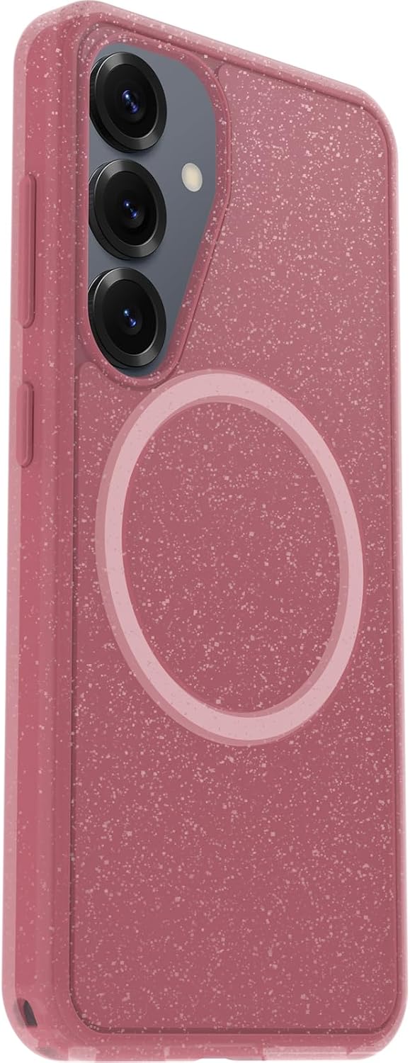OtterBox SYMMETRY SERIES Clear Magnets Case for Galaxy S25 - Thimbleberry (Renewed)