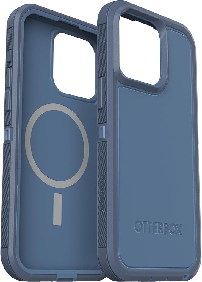 OtterBox Defender Series XT case w/MagSafe for iPhone 15 Pro Max - Baby Blue Jeans (77-92996)