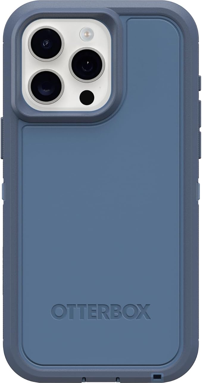 OtterBox Defender Series XT case w/MagSafe for iPhone 15 Pro Max - Baby Blue Jeans (77-92996)