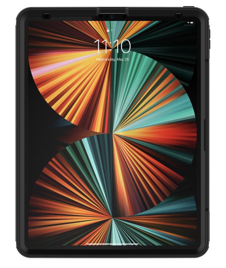 OtterBox DEFENDER SERIES Case for iPad Pro 12.9-inch (6th gen) - Black (Renewed)
