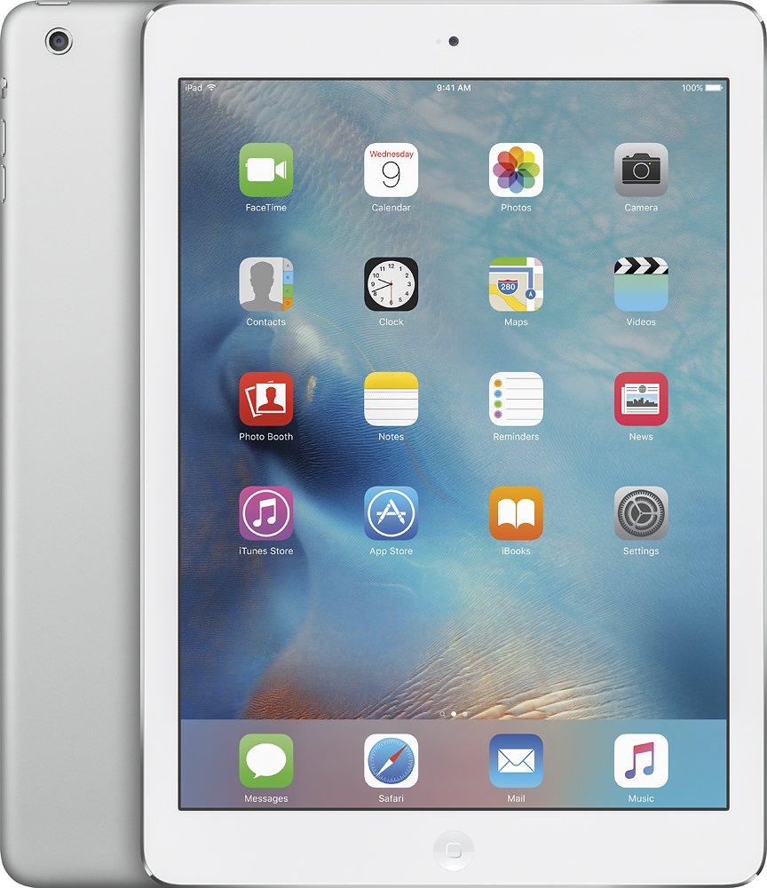 Apple iPad Air 9.7" - 16GB (Wifi) - Silver (Pre-Owned)