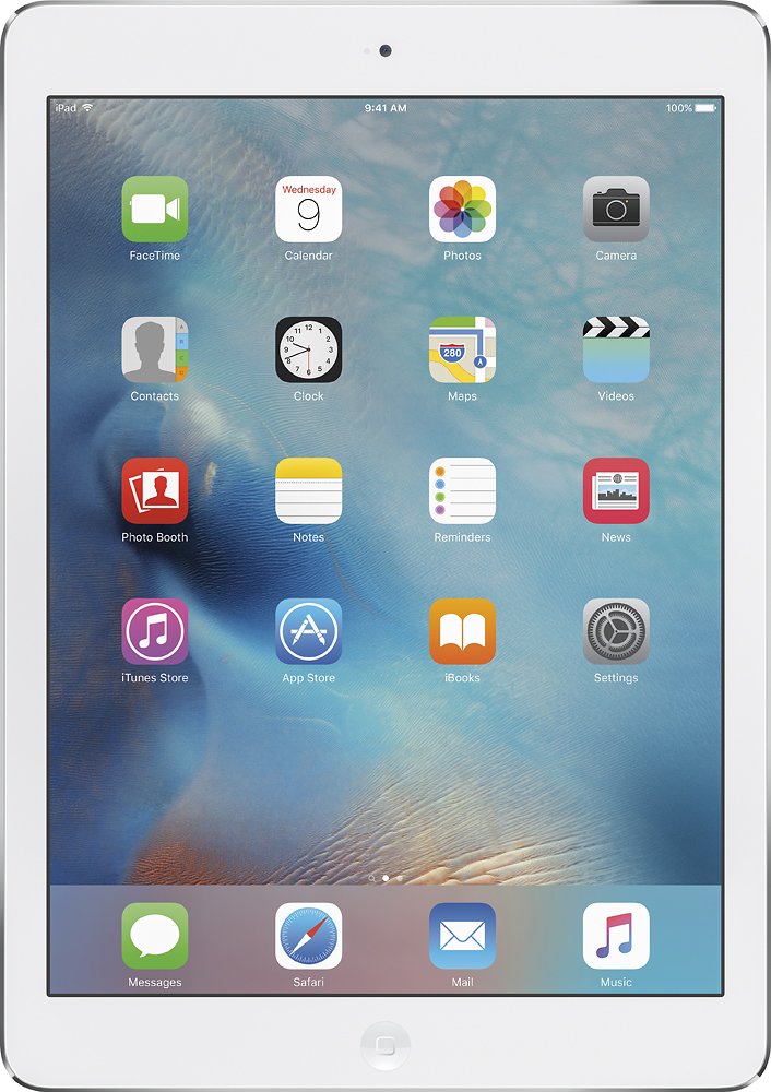 Apple iPad Air 9.7" - 16GB (Wifi) - Silver (Pre-Owned)