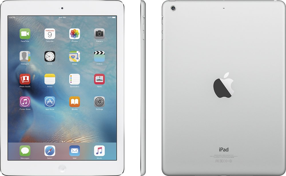 Apple iPad Air 9.7" - 16GB (Wifi) - Silver (Pre-Owned)