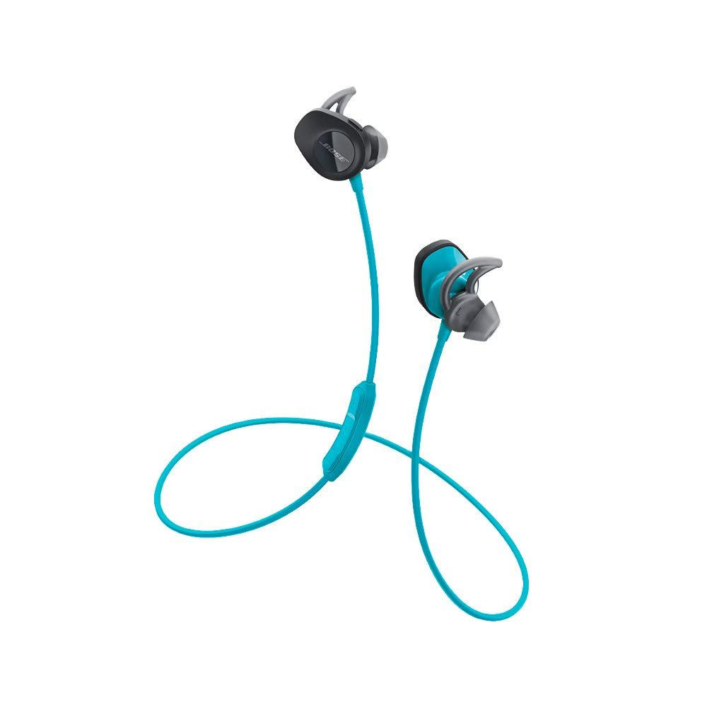 Bose SoundSport Wireless Sweat Resistant In-Ear Headphones - Aqua (Pre-Owned)