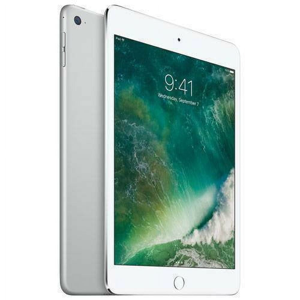 Apple iPad Mini 4th Gen, 7.9&quot;, 16GB, WIFI + 4G Unlocked All Carriers - Silver (Pre-Owned)