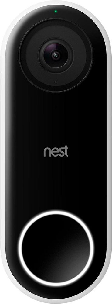 Google NC5100 Nest Hello Smart Wi-Fi Video Doorbell - White (Pre-Owned)