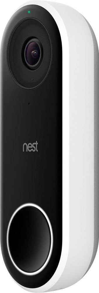 Google NC5100 Nest Hello Smart Wi-Fi Video Doorbell - White (Pre-Owned)