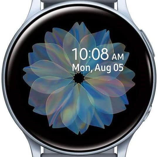 Samsung Galaxy Watch Active 2 (44mm GPS) - Cloud Silver w/Black Rubber Band (Refurbished)