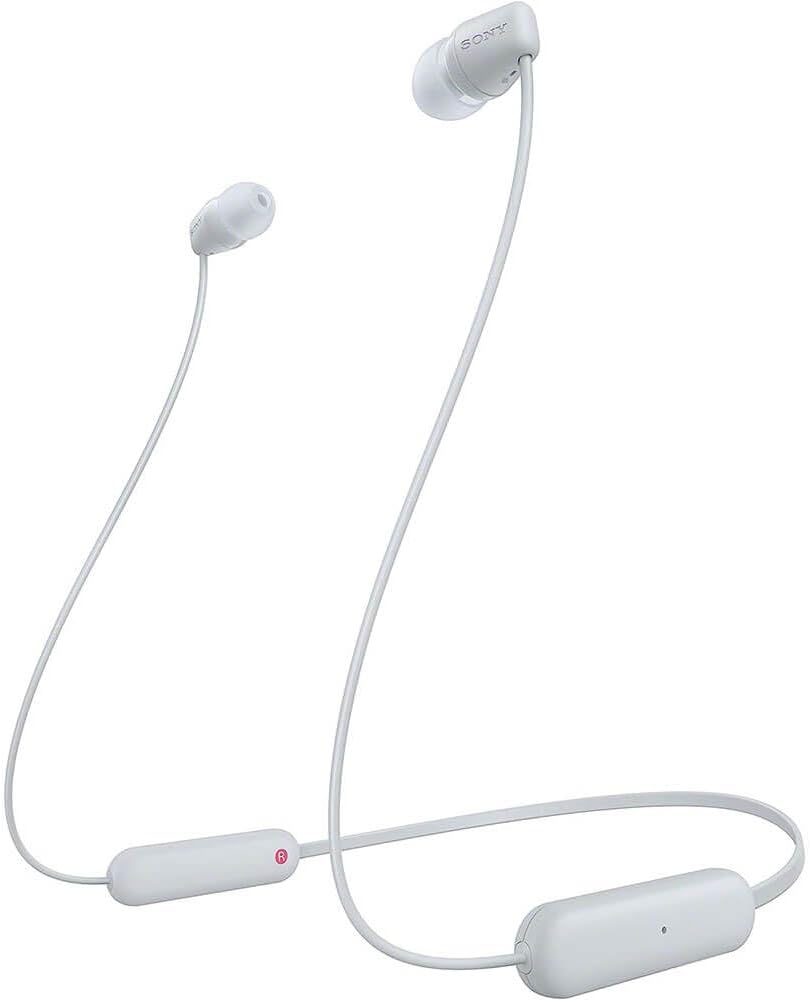 Sony WI-C400 Bluetooth Wireless In-Ear Headphones With Mic & Call Control - White (Pre-Owned)