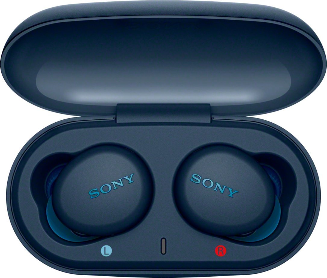Sony WF-XB700 Wireless Extra Bass Bluetooth Earbud Headphones - Blue (Pre-Owned)