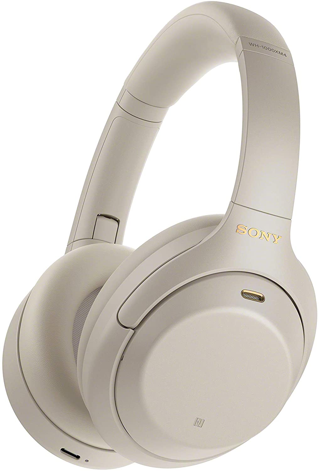 Sony WH-1000XM4 Wireless Noise-Cancelling Over-the-Ear Headphones - Silver (Pre-Owned)
